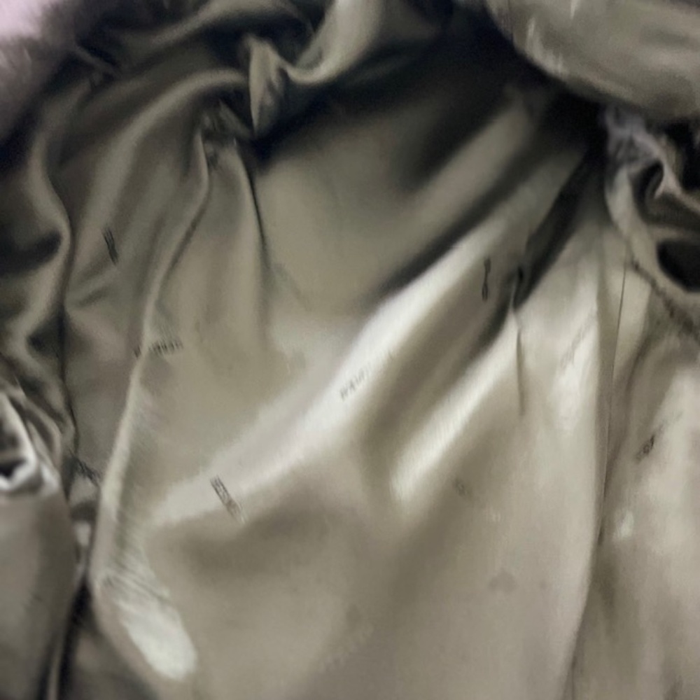 Hermes Mens Vintage Cashmere Black Coat Size 50 - Picture 8 of 10